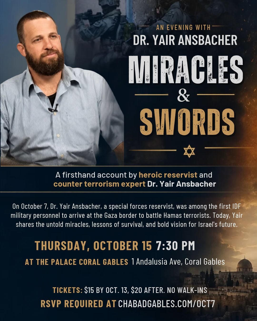 An Evening with Yair Ansbacher